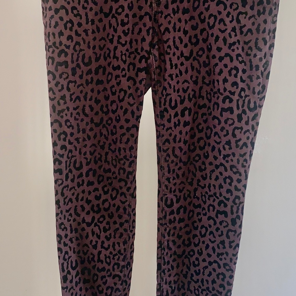 💥SOLD💥Free People Brown Leopard Pant Size 29 EUC